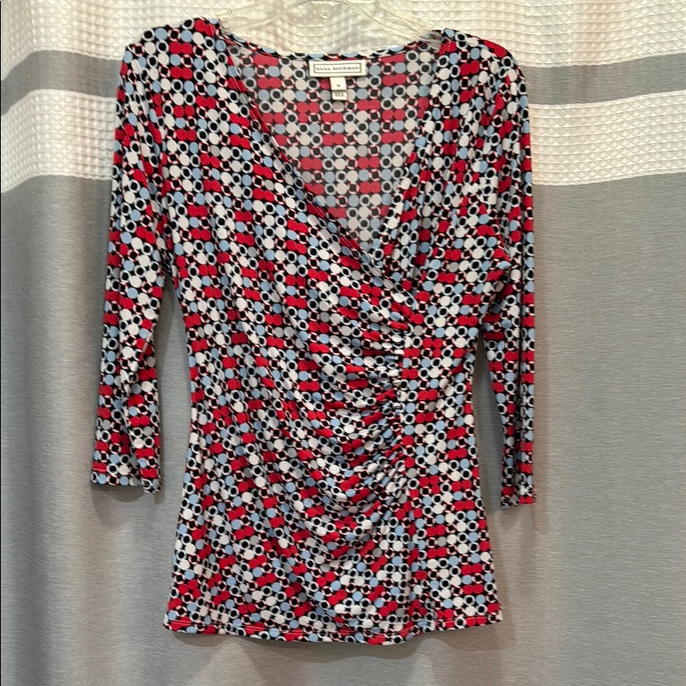 Women’s Dana Buchman Small 3/4 Sleeve Blouse
